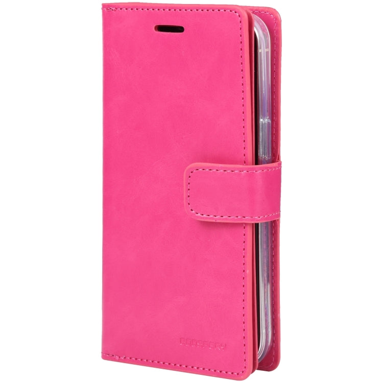 For iPhone 15 Pro Max GOOSPERY MANSOOR DIARY 9 Card Slots Leather Phone Case(Rose Red) - iPhone 15 Pro Max Cases by GOOSPERY | Online Shopping UK | buy2fix