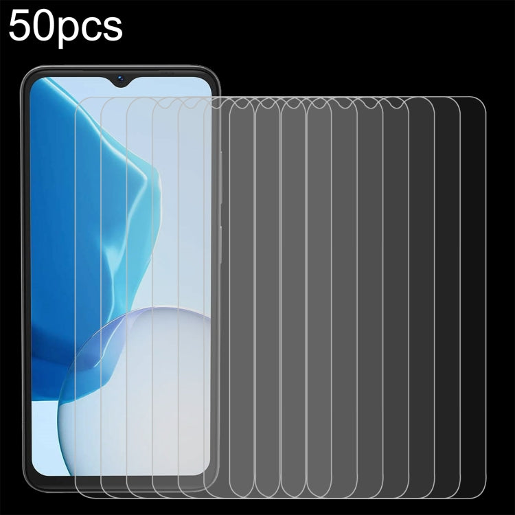 For Doogee N55 Plus 50pcs 0.26mm 9H 2.5D Tempered Glass Film - For Doogee by buy2fix | Online Shopping UK | buy2fix