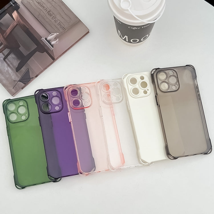 For iPhone 16 Pro Four-corner Shockproof TPU Phone Case(Green) - iPhone 16 Pro Cases by buy2fix | Online Shopping UK | buy2fix