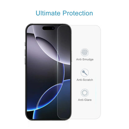 For iPhone 16 Pro Max 50pcs 0.26mm 9H 2.5D Tempered Glass Film - iPhone 16 Pro Max Tempered Glass by buy2fix | Online Shopping UK | buy2fix