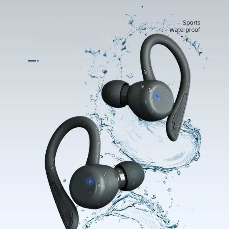 T&G T40 TWS IPX6 Waterproof Hanging Ear Wireless Bluetooth Earphones with Charging Box(Blue) - TWS Earphone by T&G | Online Shopping UK | buy2fix