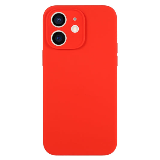 For iPhone 11 Pure Color Liquid Silicone Fine Pore Phone Case(Red) - iPhone 11 Cases by buy2fix | Online Shopping UK | buy2fix