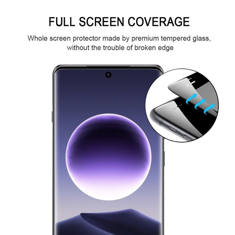 For OPPO Find X7 9H HD 3D Curved Edge Tempered Glass Film(Black) - Find X7 Tempered Glass by buy2fix | Online Shopping UK | buy2fix