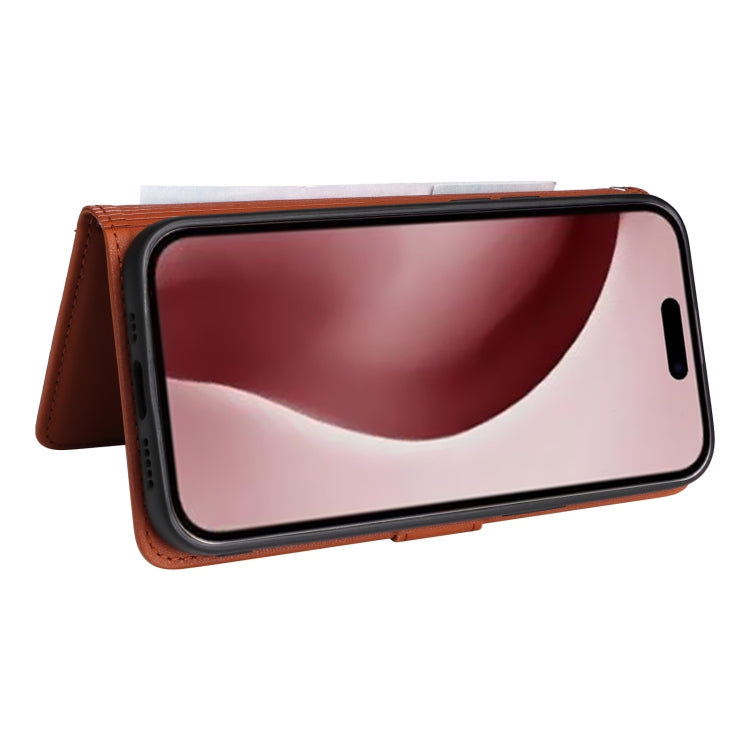 For iPhone 16 Pro BETOPNICE BN-005 2 in 1 Detachable Imitate Genuine Leather Phone Case(Brown) - iPhone 16 Pro Cases by BETOPNICE | Online Shopping UK | buy2fix