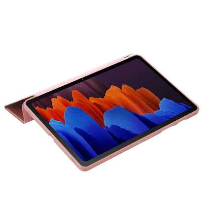 For Samsung Galaxy Tab S9 Deformation Silicone Leather Tablet Case(Dark Blue) - Galaxy Tab S9 Cases by buy2fix | Online Shopping UK | buy2fix