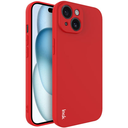 For iPhone 15 imak UC-4 Series Straight Edge TPU Phone Case(Red) - iPhone 15 Cases by imak | Online Shopping UK | buy2fix