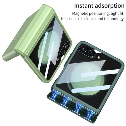 For Samsung Galaxy Z Flip5 GKK Integrated Full Coverage Folding Phone Case(Green) - Galaxy Z Flip5 Cases by GKK | Online Shopping UK | buy2fix