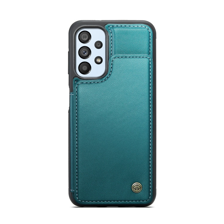 For Samsung Galaxy A53 5G CaseMe C22 Card Slots Holder RFID Anti-theft Phone Case(Blue Green) - Galaxy Phone Cases by CaseMe | Online Shopping UK | buy2fix