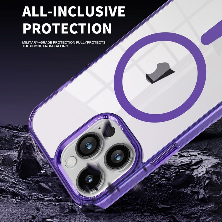 For iPhone 13 Pro Max Ice Color Magnetic Series PC + Acrylic Magsafe Phone Case(Transparent) - iPhone 13 Pro Max Cases by buy2fix | Online Shopping UK | buy2fix