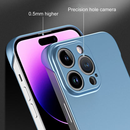 For iPhone 11 Pro Max Frameless Metallic Paint Hybrid PC Phone Case(Deep Purple) - iPhone 11 Pro Max Cases by buy2fix | Online Shopping UK | buy2fix