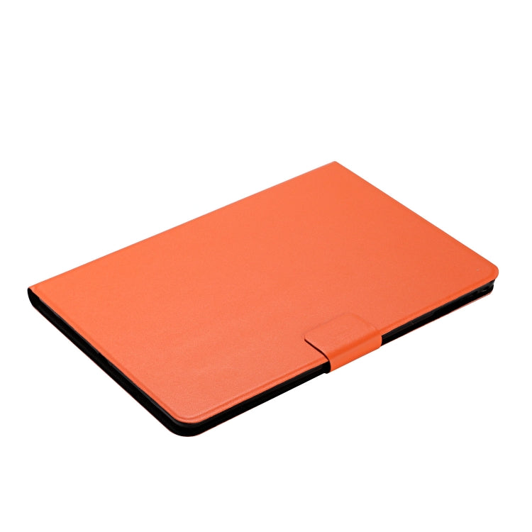 For Samsung Galaxy Tab A9+ Pure Color PU Tablet Case with Sleep / Wake-up Function(Orange) - Galaxy Tab A9+ by buy2fix | Online Shopping UK | buy2fix