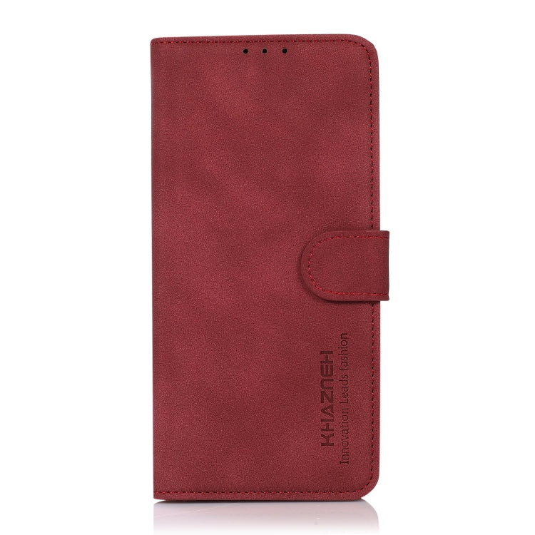 For Google Pixel 9 KHAZNEH Matte Texture Leather Phone Case(Red) - Google Cases by buy2fix | Online Shopping UK | buy2fix