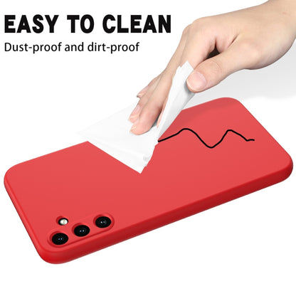 For Samsung Galaxy A15 4G / A15 5G Pure Color Liquid Silicone Shockproof Full Coverage Phone Case(Red) - Galaxy Phone Cases by buy2fix | Online Shopping UK | buy2fix