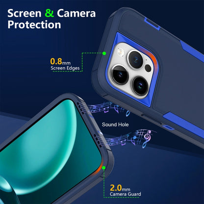 For iPhone 16 Plus 2 in 1 Magnetic PC + TPU Phone Case(Blue+Blue Green) - iPhone 16 Plus Cases by buy2fix | Online Shopping UK | buy2fix