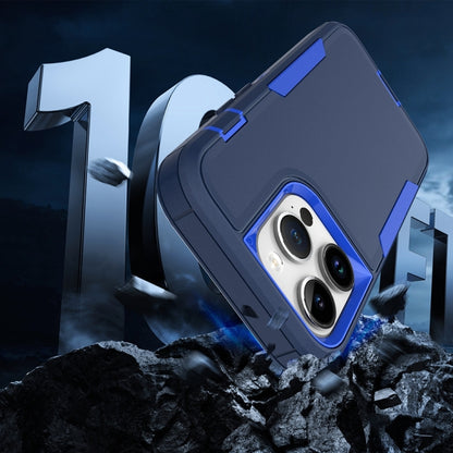 For iPhone 16 Pro Max 2 in 1 Magnetic PC + TPU Phone Case(Royal Blue+Dark Blue) - iPhone 16 Pro Max Cases by buy2fix | Online Shopping UK | buy2fix