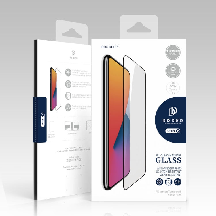 For Sony Xperia 5 V 10pcs DUX DUCIS 0.33mm 9H Medium Alumina Tempered Glass Film - Sony Tempered Glass by DUX DUCIS | Online Shopping UK | buy2fix