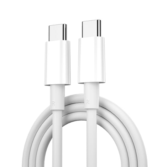 WIWU Wi-C008 100W USB-C / Type-C to USB-C / Type-C Fast Charging Data Cable, Length: 1.2m(White) - USB-C & Type-C Cable by WIWU | Online Shopping UK | buy2fix