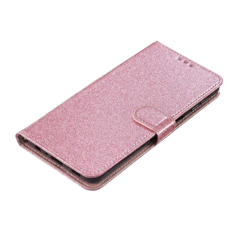 For Motorola Moto G Stylus 5G 2024 Glitter Powder Flip Leather Phone Case(Rose Gold) - Motorola Cases by buy2fix | Online Shopping UK | buy2fix