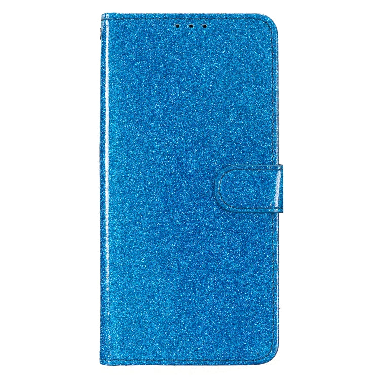 For Motorola Moto G Stylus 5G 2024 Glitter Powder Flip Leather Phone Case(Blue) - Motorola Cases by buy2fix | Online Shopping UK | buy2fix