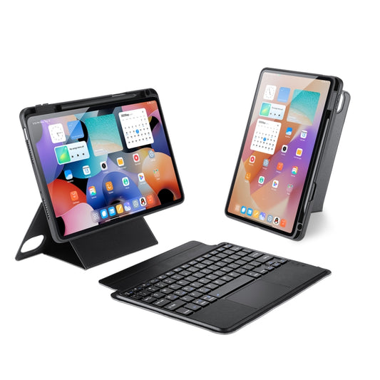 For Xiaomi Pad 5 / 5 Pro DUX DUCIS DK Floating Magnetic Keyboard Leather Tablet Case with Holder(Black) - Others Keyboard by DUX DUCIS | Online Shopping UK | buy2fix