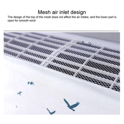 Do Not Take Dust-proof And Anti Direct Blowing Simple Wind Hanging Machine Air Conditioner Moon Cover, Size:Width 80 × Thickness 20 × Height 90cm(Plantain Leaves) - Dust Covers by buy2fix | Online Shopping UK | buy2fix