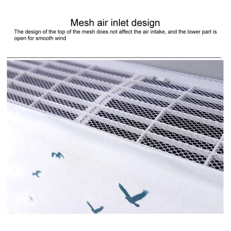 Do Not Take Dust-proof And Anti Direct Blowing Simple Wind Hanging Machine Air Conditioner Moon Cover, Size:Width 80 × Thickness 20 × Height 90cm(Cane Vine) - Dust Covers by buy2fix | Online Shopping UK | buy2fix