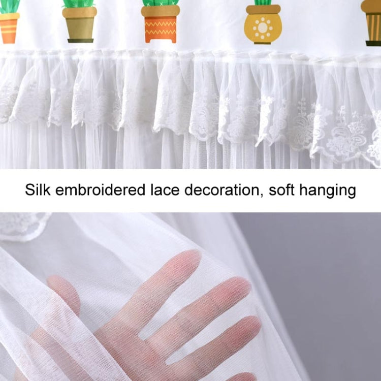 Do Not Take Dust-proof And Anti Direct Blowing Simple Wind Hanging Machine Air Conditioner Moon Cover, Size:Width 80 × Thickness 20 × Height 90cm(Round Leaf) - Dust Covers by buy2fix | Online Shopping UK | buy2fix