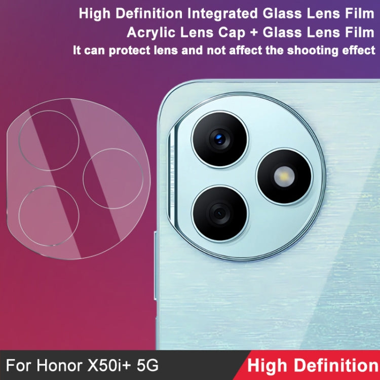 For Honor X50i+ 5G imak Integrated Rear Camera Lens Tempered Glass Film with Lens Cap - Other by imak | Online Shopping UK | buy2fix