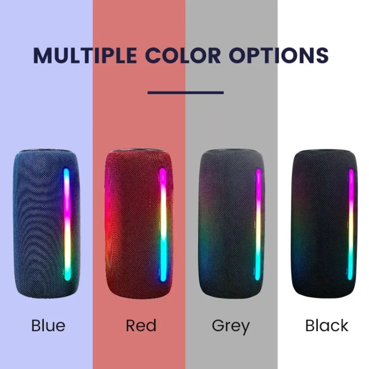 L12 Colorful LED Wireless Bluetooth-compatible Portable Speaker(Red) - Desktop Speaker by buy2fix | Online Shopping UK | buy2fix