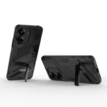 For Xiaomi Redmi 13C 5G / 4G Global Punk Armor 2 in 1 PC + TPU Phone Case with Holder(Black) - 13C Cases by buy2fix | Online Shopping UK | buy2fix