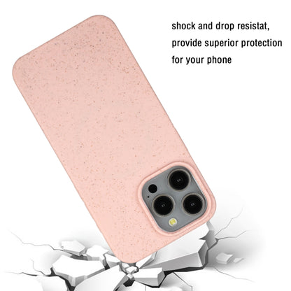 For iPhone 11 Pro Max Wheat MagSafe Magnetic Straw Material + TPU Phone Case(Pink) - iPhone 11 Pro Max Cases by buy2fix | Online Shopping UK | buy2fix