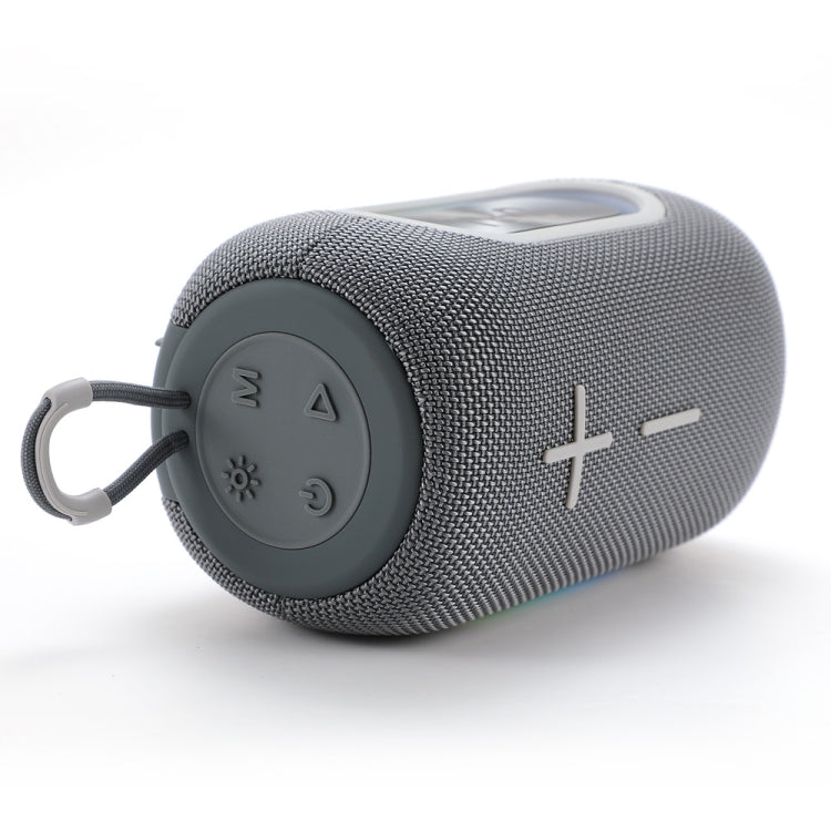 T&G TG665 20W LED Portable Subwoofer Wireless Bluetooth Speaker(Grey) - Desktop Speaker by T&G | Online Shopping UK | buy2fix