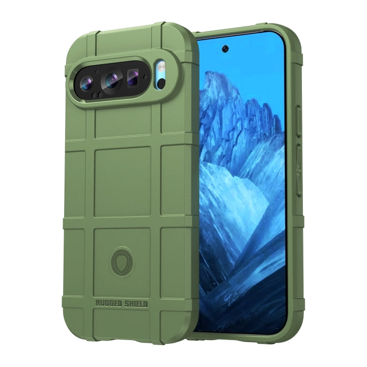 For Google Pixel 9 Full Coverage Shockproof TPU Phone Case(Green) - Google Cases by buy2fix | Online Shopping UK | buy2fix