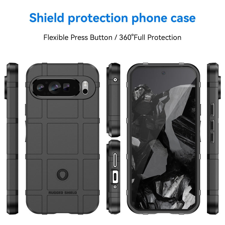 For Google Pixel 9 Pro Full Coverage Shockproof TPU Phone Case(Black) - Google Cases by buy2fix | Online Shopping UK | buy2fix