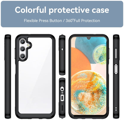 For Samsung Galaxy M44 5G Colorful Series Acrylic Hybrid TPU Phone Case(Black) - Galaxy Phone Cases by buy2fix | Online Shopping UK | buy2fix