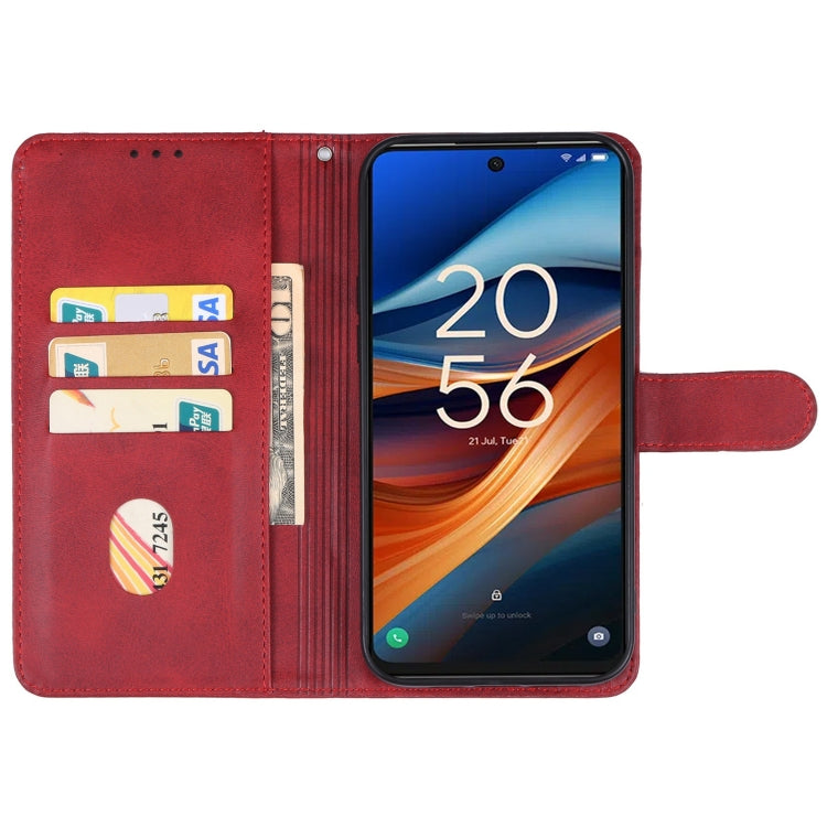 For TCL 50 XL 5G Leather Phone Case(Red) - More Brand by buy2fix | Online Shopping UK | buy2fix