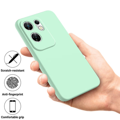 For Infinix Zero 30 4G Solid Color Liquid Silicone Dropproof Full Coverage Protective Case(Green) - Infinix Cases by buy2fix | Online Shopping UK | buy2fix