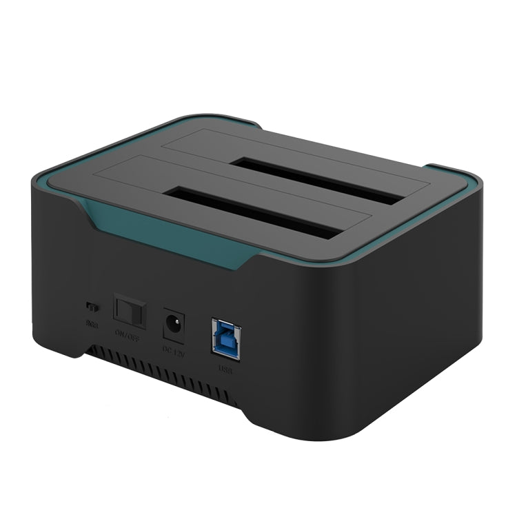 Onten UHD6 Dual Bay External Hard Drive Docking Station Expansion Base - HDD Enclosure by Onten | Online Shopping UK | buy2fix