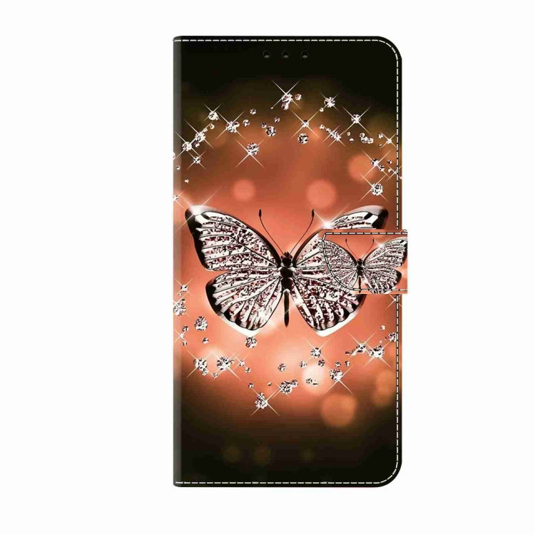 For Honor Magic5 Pro Crystal 3D Shockproof Protective Leather Phone Case(Crystal Butterfly) - Honor Cases by buy2fix | Online Shopping UK | buy2fix