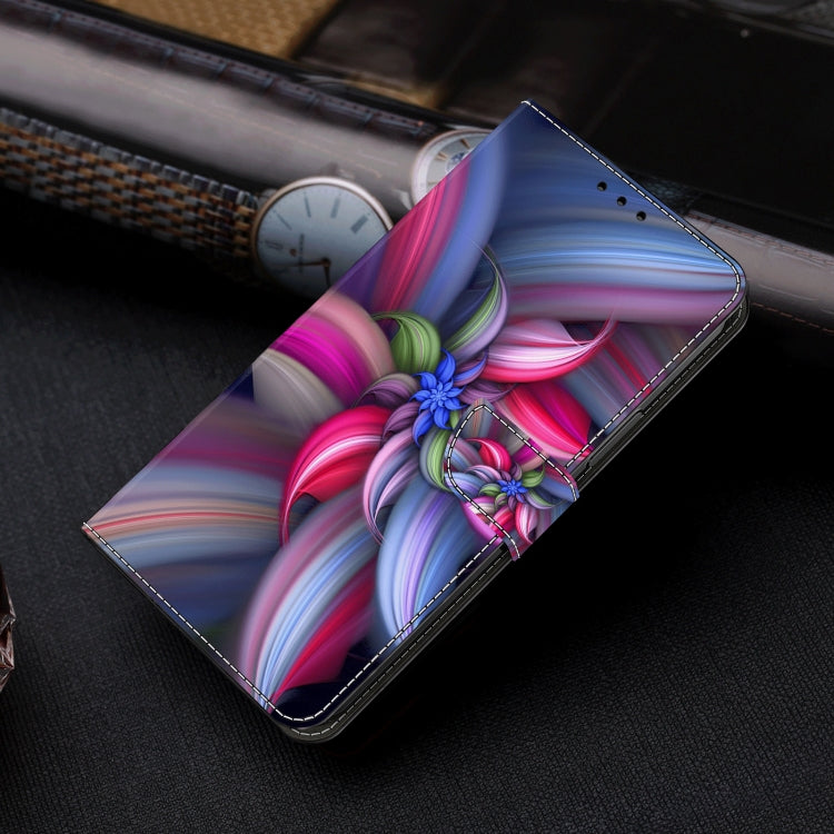 For Honor Magic6 Lite Crystal 3D Shockproof Protective Leather Phone Case(Colorful Flower) - Honor Cases by buy2fix | Online Shopping UK | buy2fix