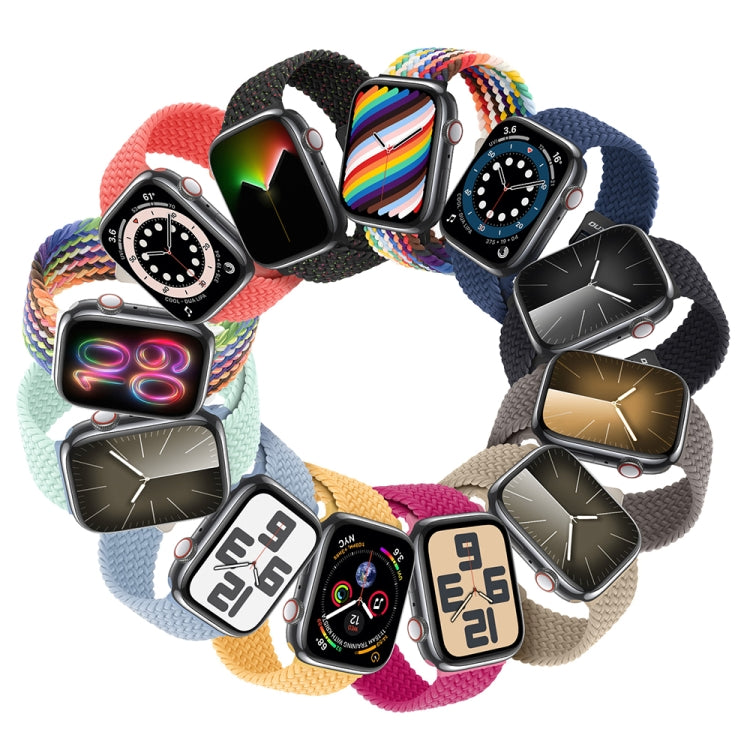 For Apple Watch 38mm DUX DUCIS Mixture Pro Series Magnetic Buckle Nylon Braid Watch Band(New Rainbow) - Watch Bands by DUX DUCIS | Online Shopping UK | buy2fix