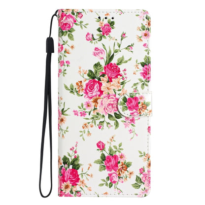 For Blackview A55 Pro Colored Drawing Leather Phone Case(Peonies) - More Brand by buy2fix | Online Shopping UK | buy2fix