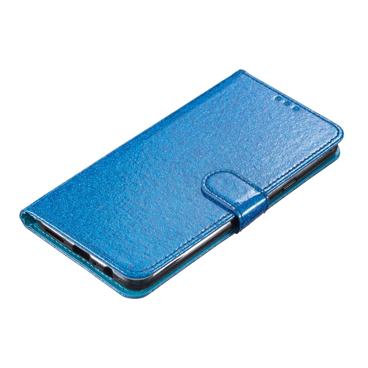 For Ulefone Note 14 Glitter Powder Flip Leather Phone Case(Blue) - Ulefone Cases by buy2fix | Online Shopping UK | buy2fix