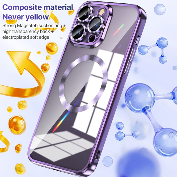 For iPhone 11 Pro Max MagSafe CD Texture Metal Lens Frame Full Coverage Phone Case(Gold) - iPhone 11 Pro Max Cases by buy2fix | Online Shopping UK | buy2fix