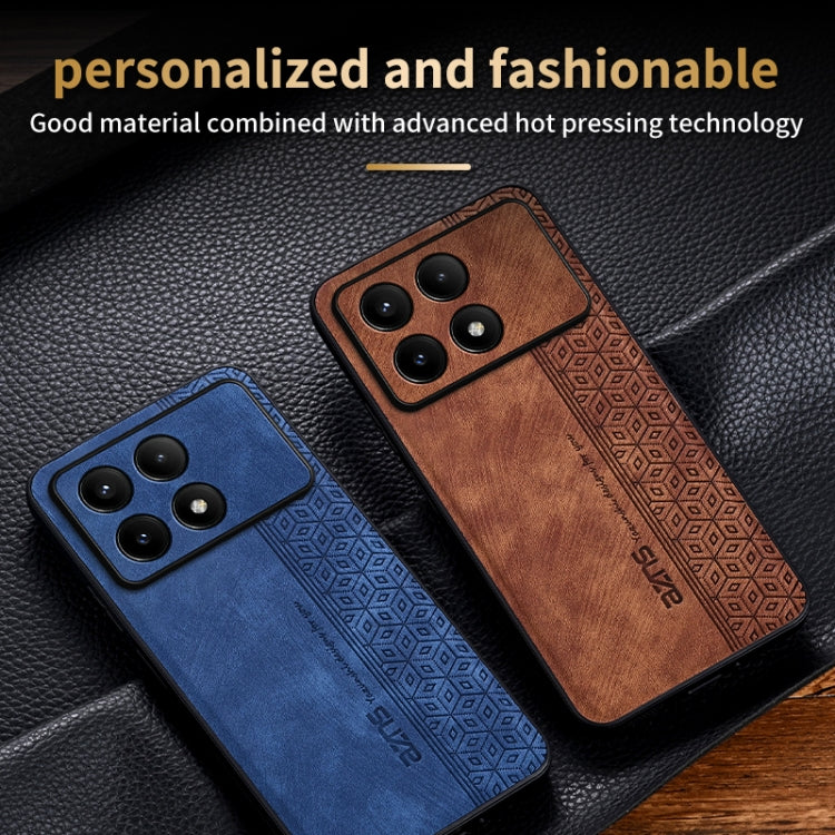 For Xiaomi Redmi K70 AZNS 3D Embossed Skin Feel Phone Case(Black) - K70 Cases by AZNS | Online Shopping UK | buy2fix