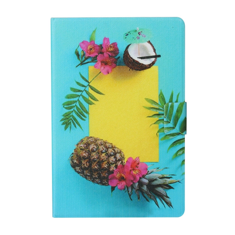 For Lenovo Tab M11/ Xiaoxin Pad 11 2024 Voltage Coloured Drawing Smart Leather Tablet Case(Pineapple) - Lenovo by buy2fix | Online Shopping UK | buy2fix