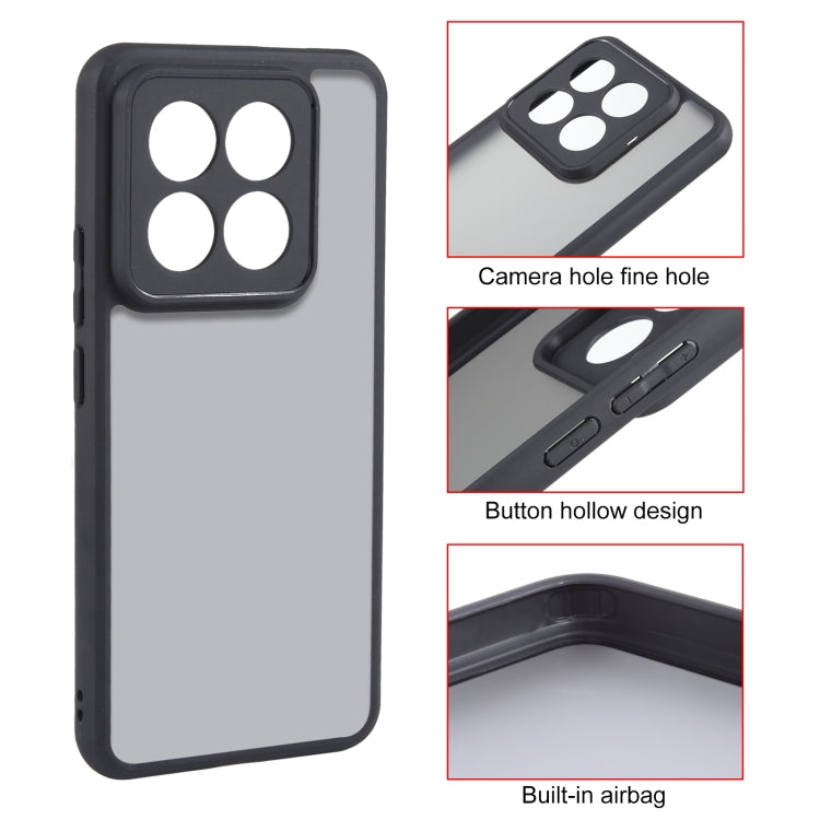 For Xiaomi 14 Pro Fine Pore Matte Black TPU + PC Phone Case - 14 Pro Cases by buy2fix | Online Shopping UK | buy2fix