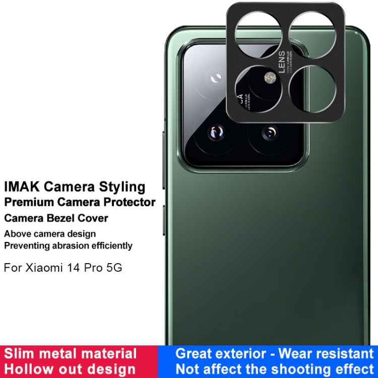 For Xiaomi 14 Pro 5G IMAK Metal Camera Lens Protector Cover - For Xiaomi by imak | Online Shopping UK | buy2fix