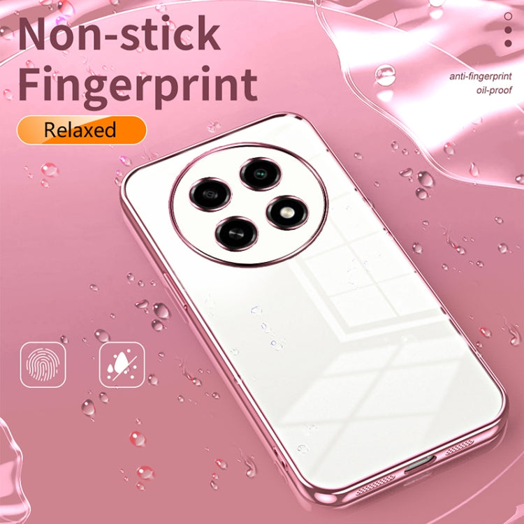 For OPPO A2 Pro Transparent Plating Fine Hole Phone Case(Transparent) - A2 Pro Cases by buy2fix | Online Shopping UK | buy2fix