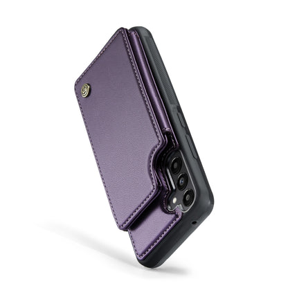 For Samsung Galaxy A55 5G CaseMe C22 PC+TPU Business Style RFID Anti-theft Leather Phone Case(Purple) - Galaxy Phone Cases by CaseMe | Online Shopping UK | buy2fix